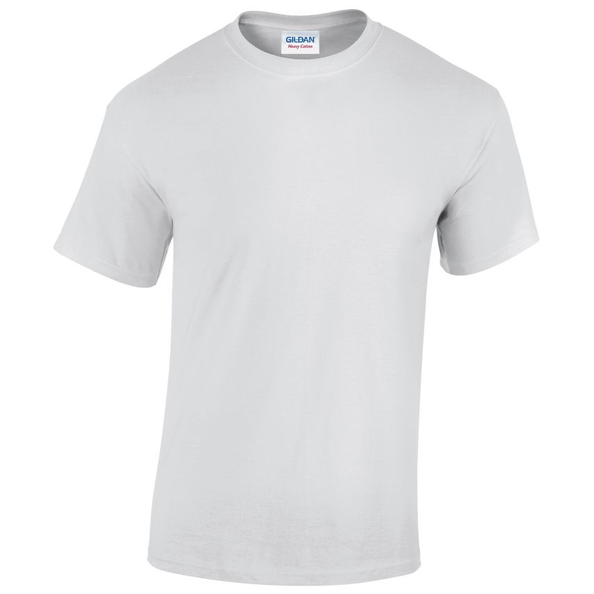 Life Cleaning & Hygiene Supplies - GILDAN HEAVY COTTON WHITE ADULT TSHIRT - Life Cleaning & Hygiene Supplies - M - 5000 - W - M