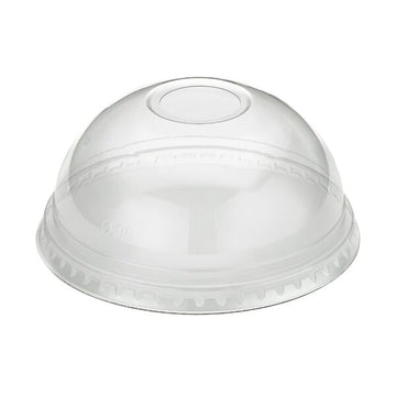 Go Pak - Go - Pak rPet 16/20/24oz Domed Lid Clear with Hole - Life Cleaning & Hygiene Supplies - R10054