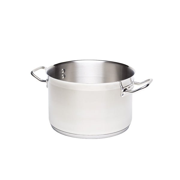 Genware - GW Casserole (No Lid) 5L - 24 x 11cm - 18/4 Stainless Steel - Life Cleaning & Hygiene Supplies - 1224 - 05