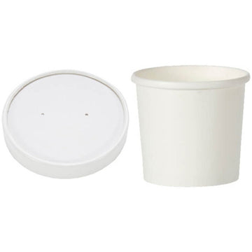 Edenware - Heavy Duty Soup Container and Lids Combi Pack - 250 Pack - Life Cleaning & Hygiene Supplies - D50003
