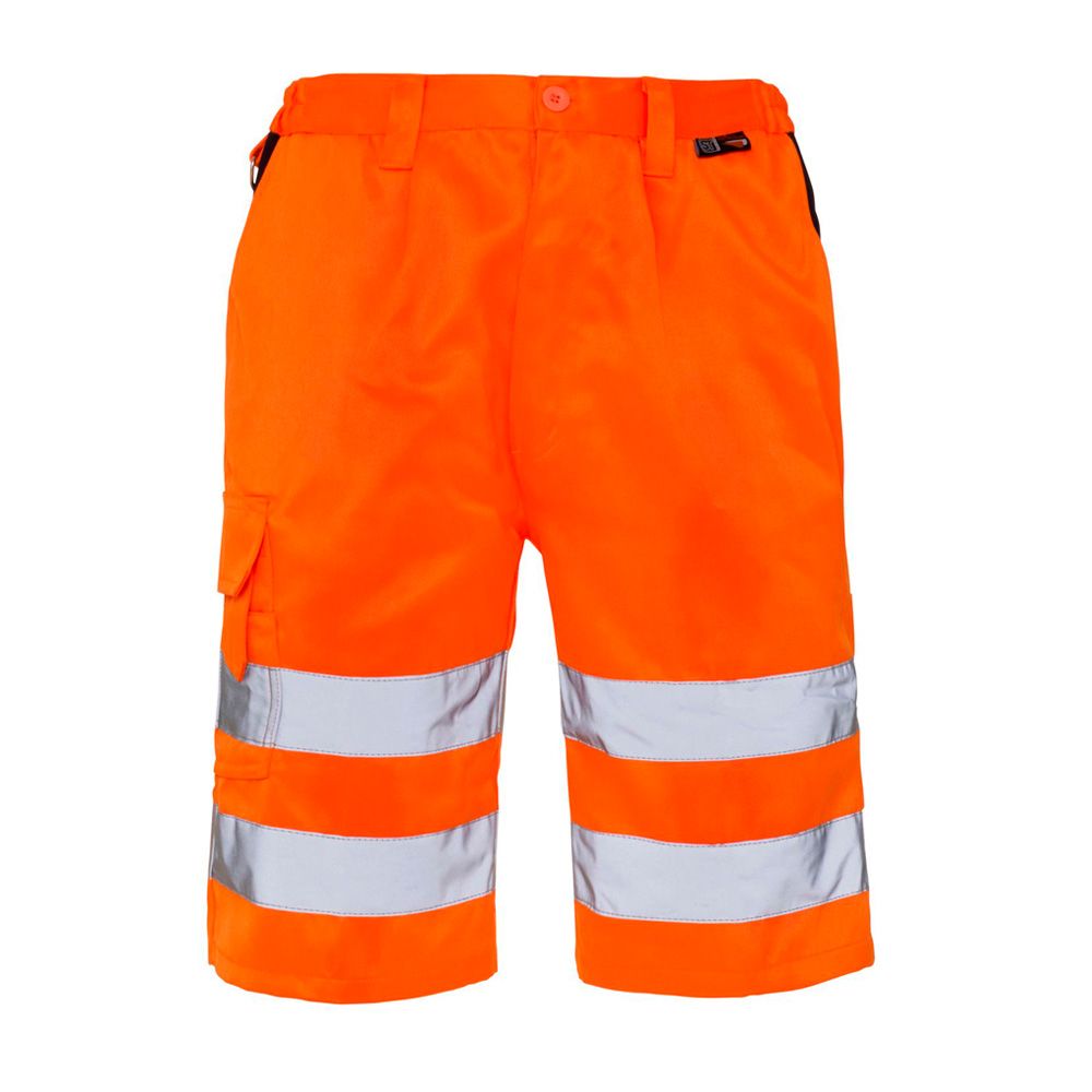 Supertouch - Hi - Vis Shorts Orange - Life Cleaning & Hygiene Supplies - 2XL - 38B85