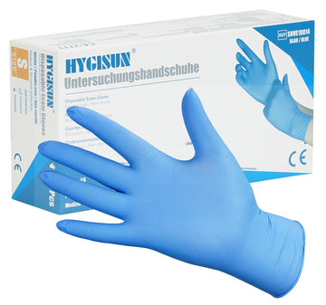 Hygisun - Hygisun Blue Nitrile Gloves - Life Cleaning & Hygiene Supplies - S - 1061