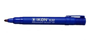 ValueX - Ikon Permanent Marker B/Tip Bx 10 Blue - Life Cleaning & Hygiene Supplies - 18022HA