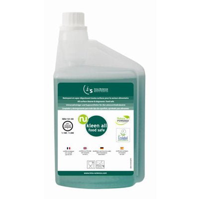 Innuscience - Innuscience Nu - Kleen Food Safe Cleaner 1 Litre - Life Cleaning & Hygiene Supplies - 333587