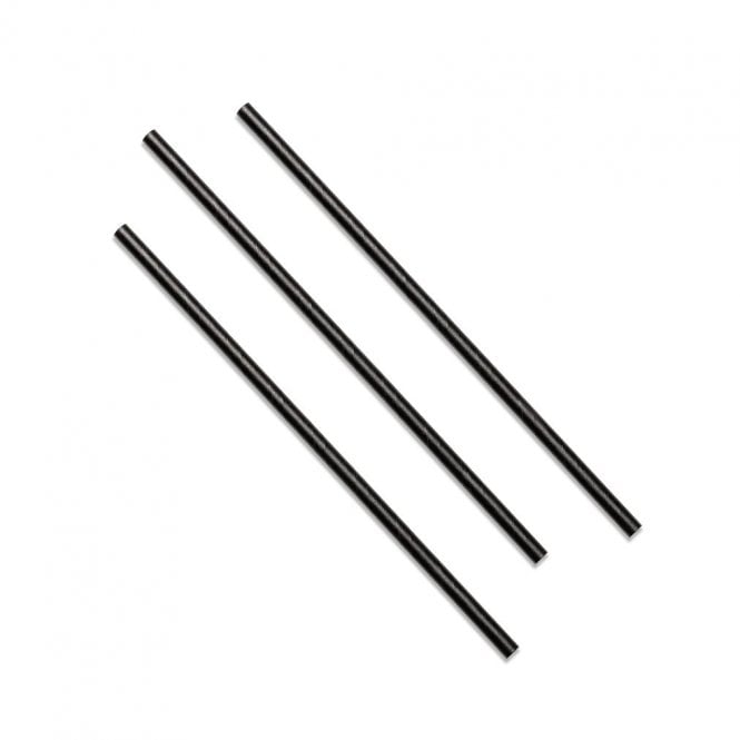 Green Planet - Jumbo Paper Straws ‚Äì Black (200 x 6mm / 8‚Äù) - Life Cleaning & Hygiene Supplies - MB12300/250