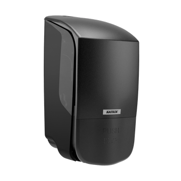 Katrin - Katrin 500ml Plastic Soap Dispenser Black - Life Cleaning & Hygiene Supplies - 77359