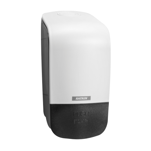 Katrin - Katrin 500ml Plastic Soap Dispenser White - Life Cleaning & Hygiene Supplies - 77335