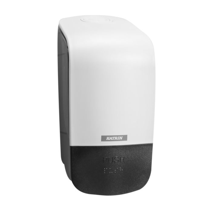 Katrin - Katrin 500ml Soap Dispenser - Life Cleaning & Hygiene Supplies - Black - 92186