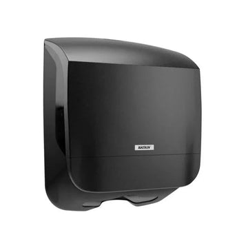 Katrin - Katrin Folded Paper Hand Towel Dispenser - Black - Life Cleaning & Hygiene Supplies - 88966