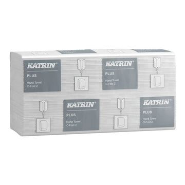 Katrin - Katrin Plus C - fold Paper Towels 100 Sheets 2 - Ply - Life Cleaning & Hygiene Supplies - 230428