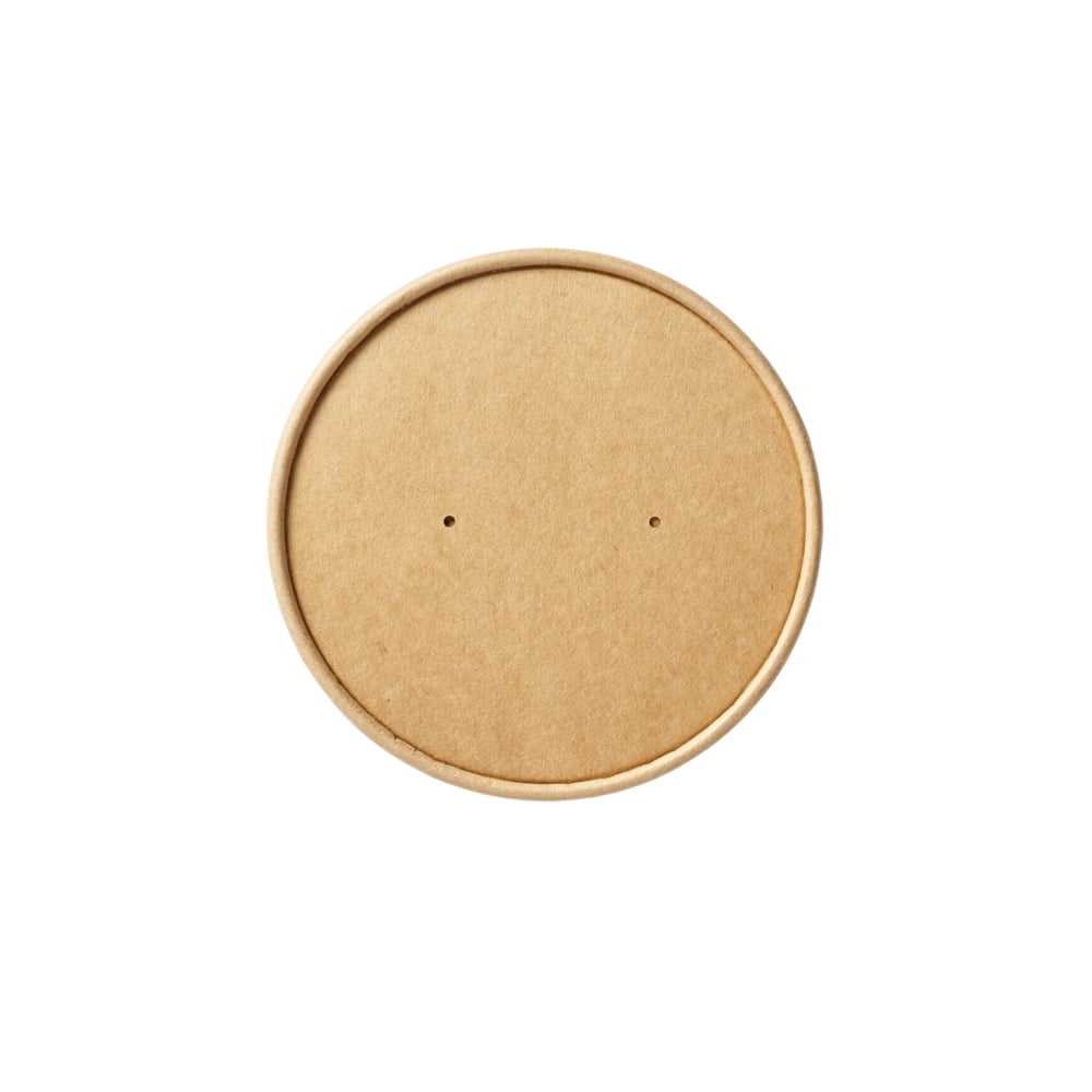 Dispo - Kraft Vented Paper Lids To Fit 8oz - 16oz Soup Cups - Life Cleaning & Hygiene Supplies - 49020