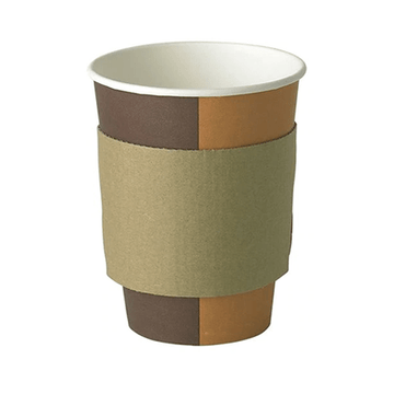 Dispo - Large Unprinted Sleeve - Brown for 10 - 16oz Cups - Life Cleaning & Hygiene Supplies - 44940