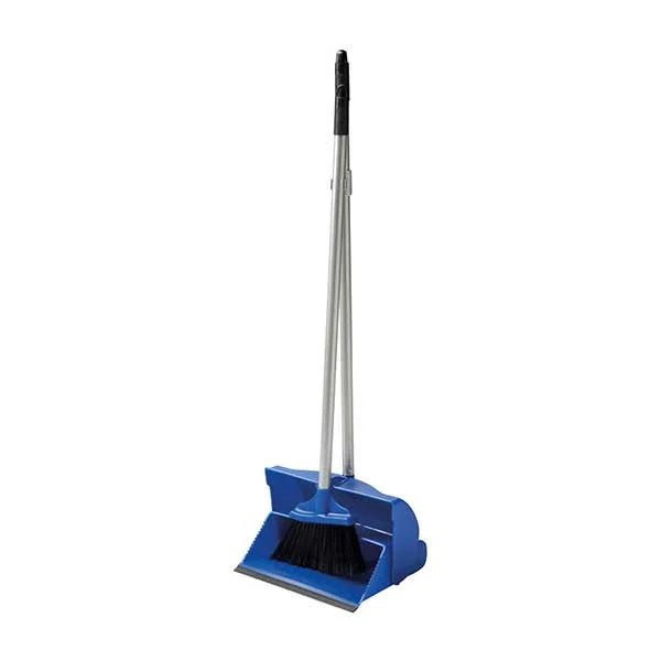 Ramon Hygiene - Lobby Dust Pan & Broom Set - Life Cleaning & Hygiene Supplies - Blue - HB24B