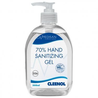 Medisan - Medisan 70% Hand Sanitizing Gel 500ML - Life Cleaning & Hygiene Supplies - 77137