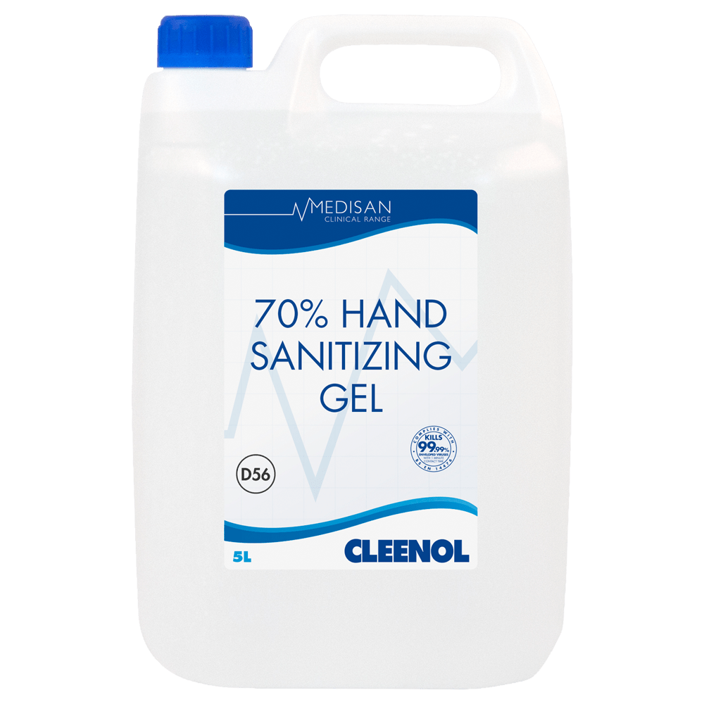 Medisan - Medisan 70% Hand Sanitizing Gel 5L - Life Cleaning & Hygiene Supplies - 77123