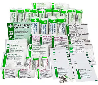 HSE First Aid Kit Refill - For 21 - 50 Persons – Life Cleaning ...