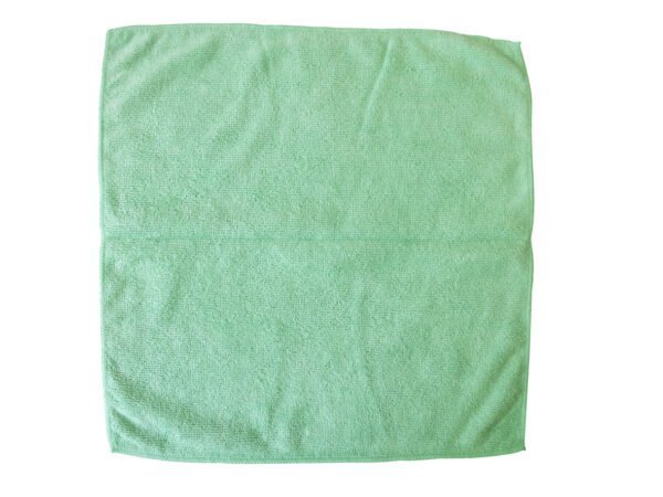 Ramon Hygiene - Optima Proclean Shine General Purpose Microfibre 40cm x 40cm - Life Cleaning & Hygiene Supplies - Green - 783G