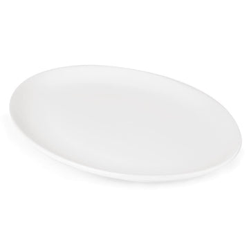 Athena Hotelware - Oval Coupe Plate 254 x 197 10 x 7 3/4" White - Life Cleaning & Hygiene Supplies - CC211