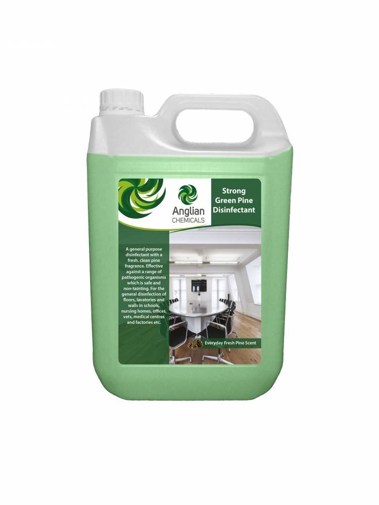 Anglian Chemicals - Pine Disinfectant 5Ltr - Life Cleaning & Hygiene Supplies - 26005C