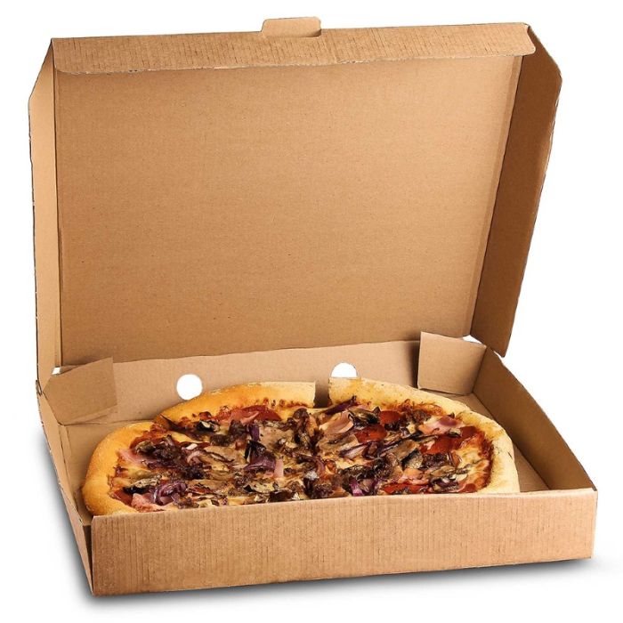  - Pizza Box Plain Brown 9" - Life Cleaning & Hygiene Supplies - 10922