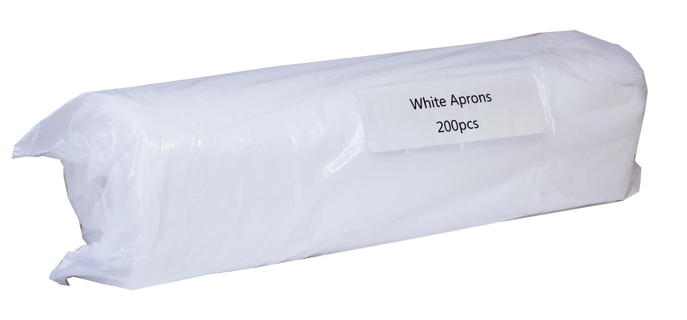My Store - Premium Disposable Aprons on a Roll 11 Micron - Life Cleaning & Hygiene Supplies - White - 7525