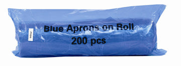 PRO - Premium Disposable Aprons on a Roll 11 Microns - Life Cleaning & Hygiene Supplies - Blue - 7526