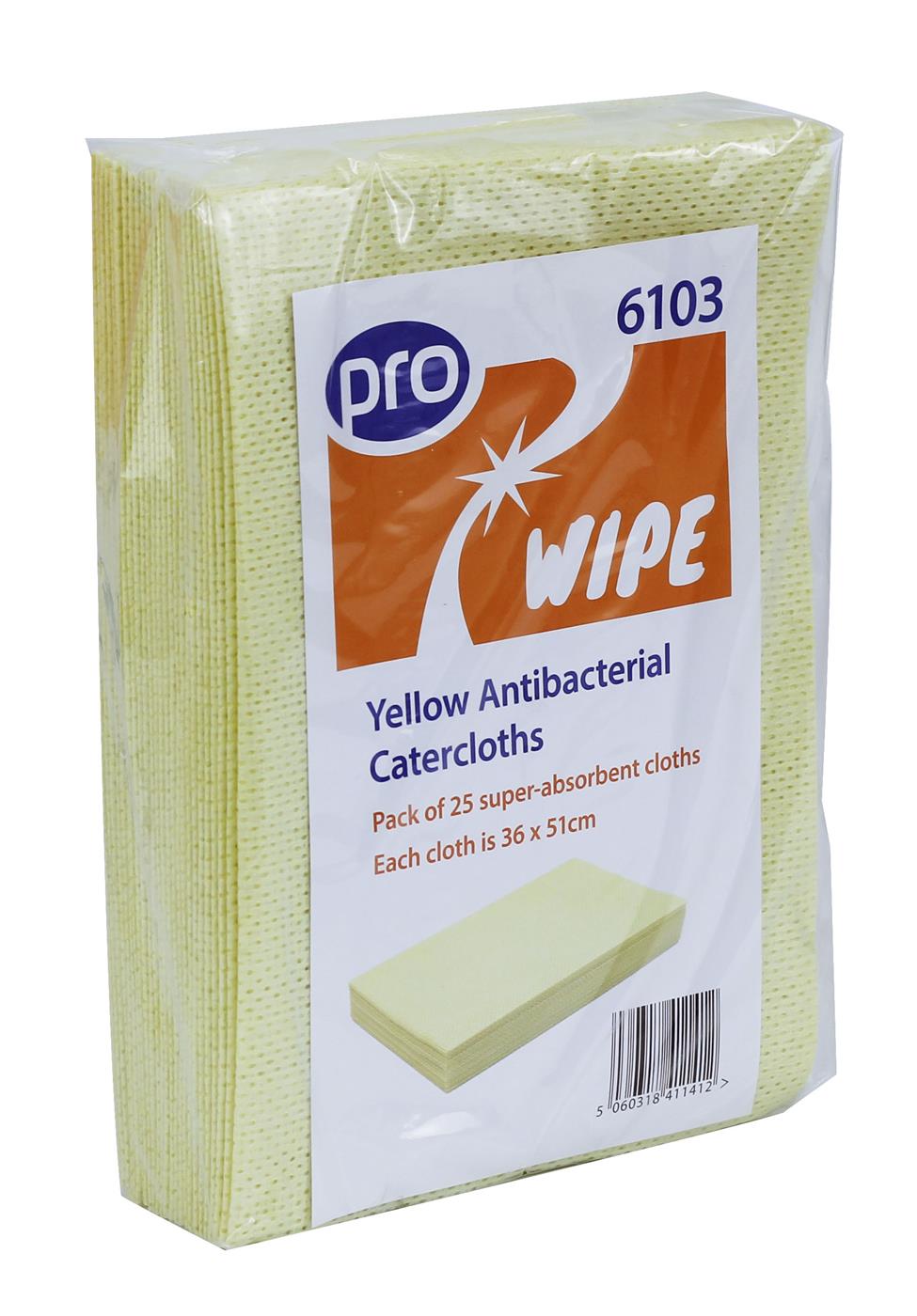 Pro - PRO Antibacterial Catercloths - Life Cleaning & Hygiene Supplies - Red - 6102