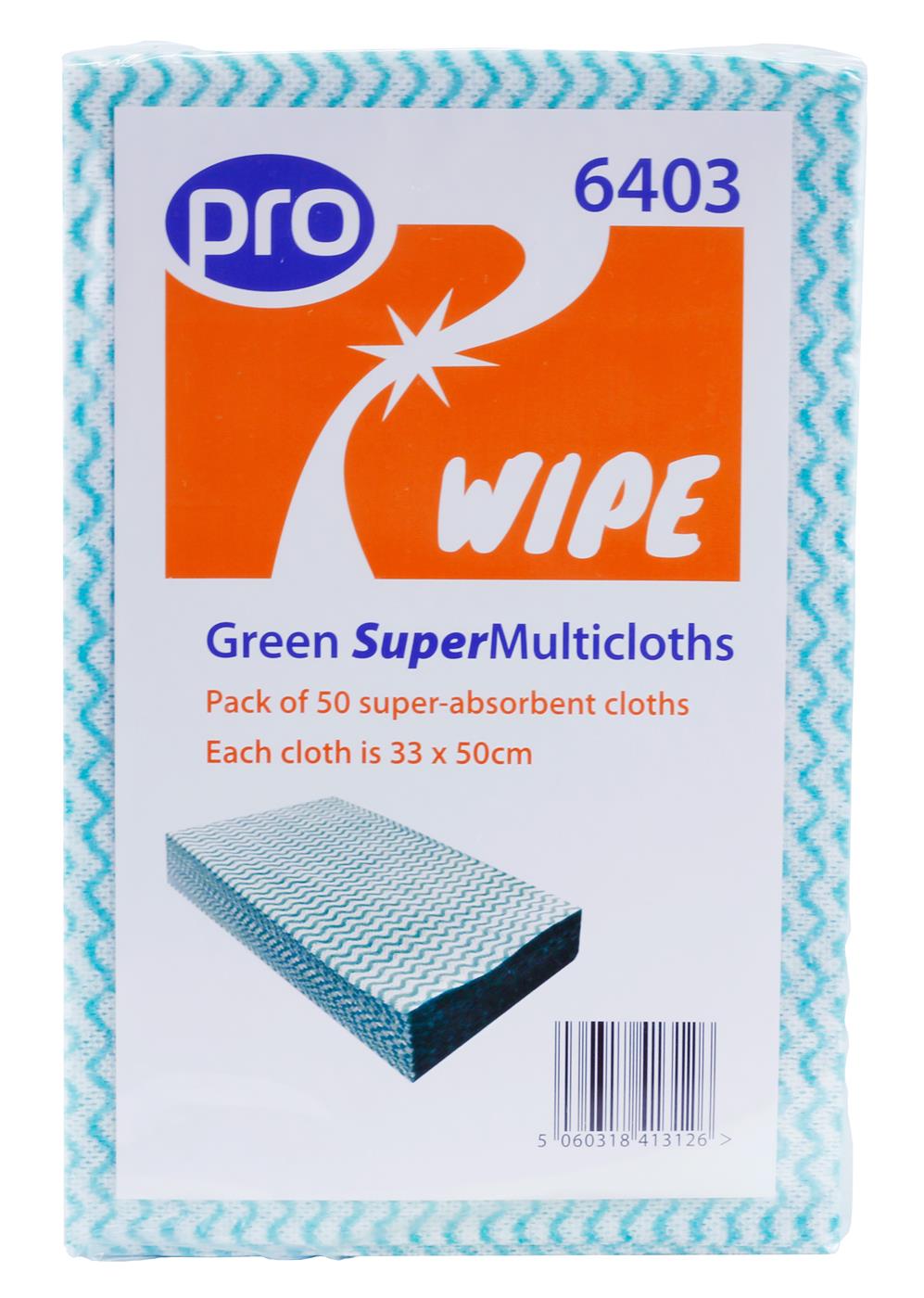 Pro - PRO SuperMulti Cloths 33cm x 50cm - Life Cleaning & Hygiene Supplies - Red - 6402