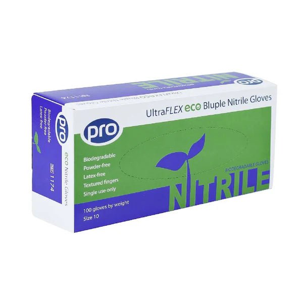 PRO - PRO UltraFLEX Biodegradable Bluple Nitrile Gloves - Life Cleaning & Hygiene Supplies - 1172