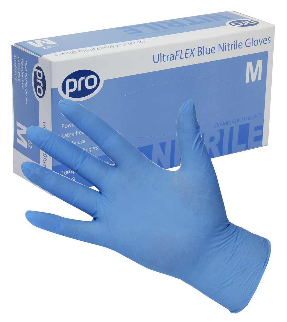 Pro - Pro Ultraflex Blue Nitrile Gloves - Life Cleaning & Hygiene Supplies - S - 1161