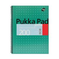 Pukka - Pukka A4 Jotta Notebook Wirebound Feint Ruled 200 Pages (Pack of 3) - Life Cleaning & Hygiene Supplies - PP00022