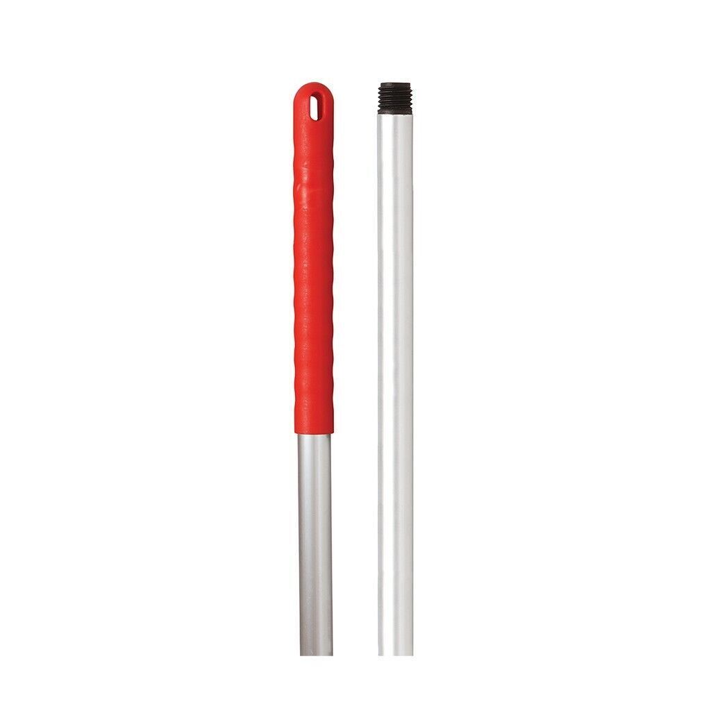 Ramon Hygiene - Red 120cm Aluminium handle For Mops & Brushes - Life Cleaning & Hygiene Supplies - EAH120R