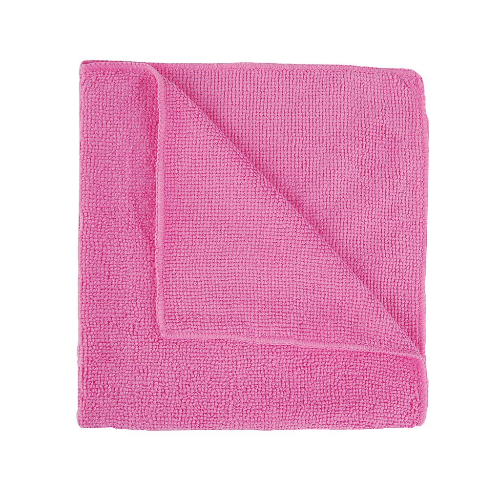 Catering Essentials - Red Microfibre Cloths 40x40 (10 Pack) - Life Cleaning & Hygiene Supplies - EMCR/10