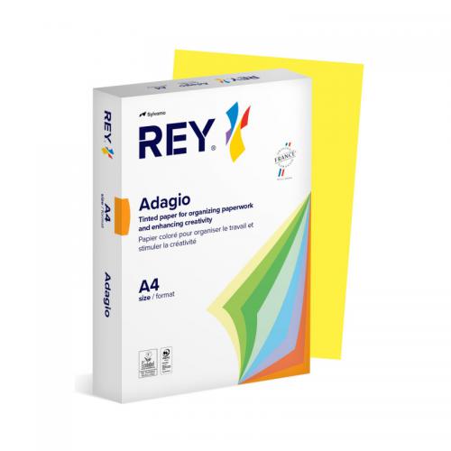 Rey Adagio - Rey Adagio Paper A4 80gsm Canary - Life Cleaning & Hygiene Supplies - 40468PC