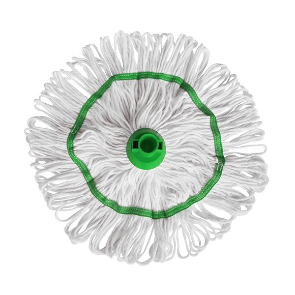 Ramon Hygiene - RHP 250gsm Hygiene Mop - Life Cleaning & Hygiene Supplies - Green - HXYS25G