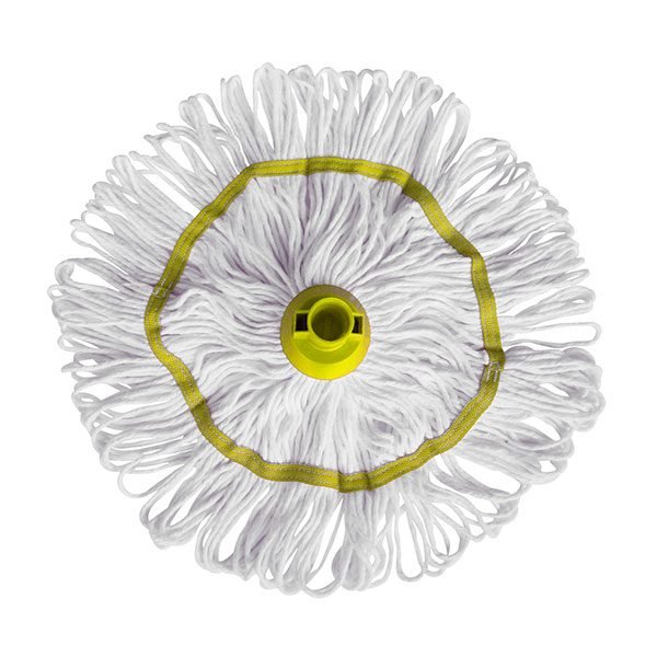 Ramon Hygiene - RHP 250gsm Hygiene Mop - Life Cleaning & Hygiene Supplies - Yellow - HXYS25Y