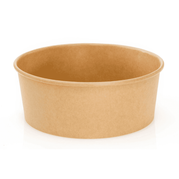 Go Pak - Round Kraft Deli Bowl 1300ml - Life Cleaning & Hygiene Supplies - D48003