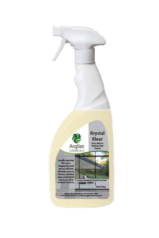 Anglian Chemicals - RTU Window and Glass Cleaner - 750ml - Life Cleaning & Hygiene Supplies - 62500D