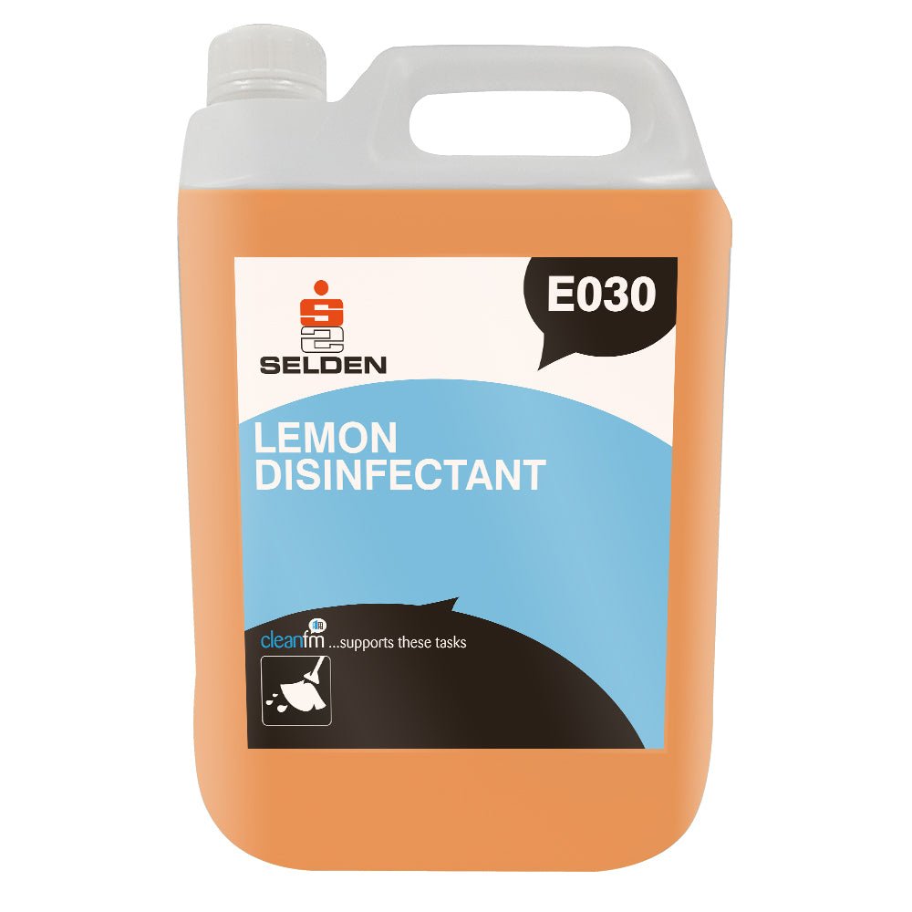 Selden - Selden Lemon Disinfectant - 5 Litres - Life Cleaning & Hygiene Supplies - E030