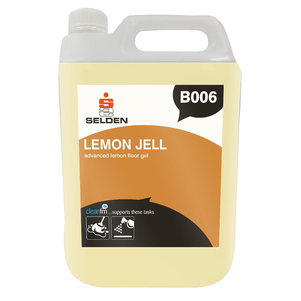Selden - Selden Lemon Jell Floor Cleaner - 5 Litres - Life Cleaning & Hygiene Supplies - B006
