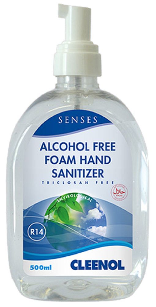 Cleenol - Senses Alcohol free Foam Sanitizer 500ml - Life Cleaning & Hygiene Supplies - 74095
