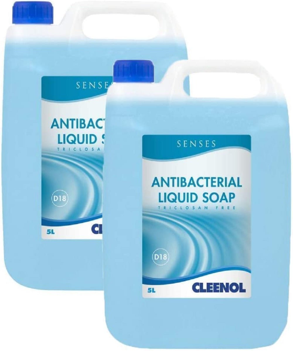 Cleenol - Senses Antibacterial Liquid Soap 5 Litre - Life Cleaning & Hygiene Supplies - 770195L