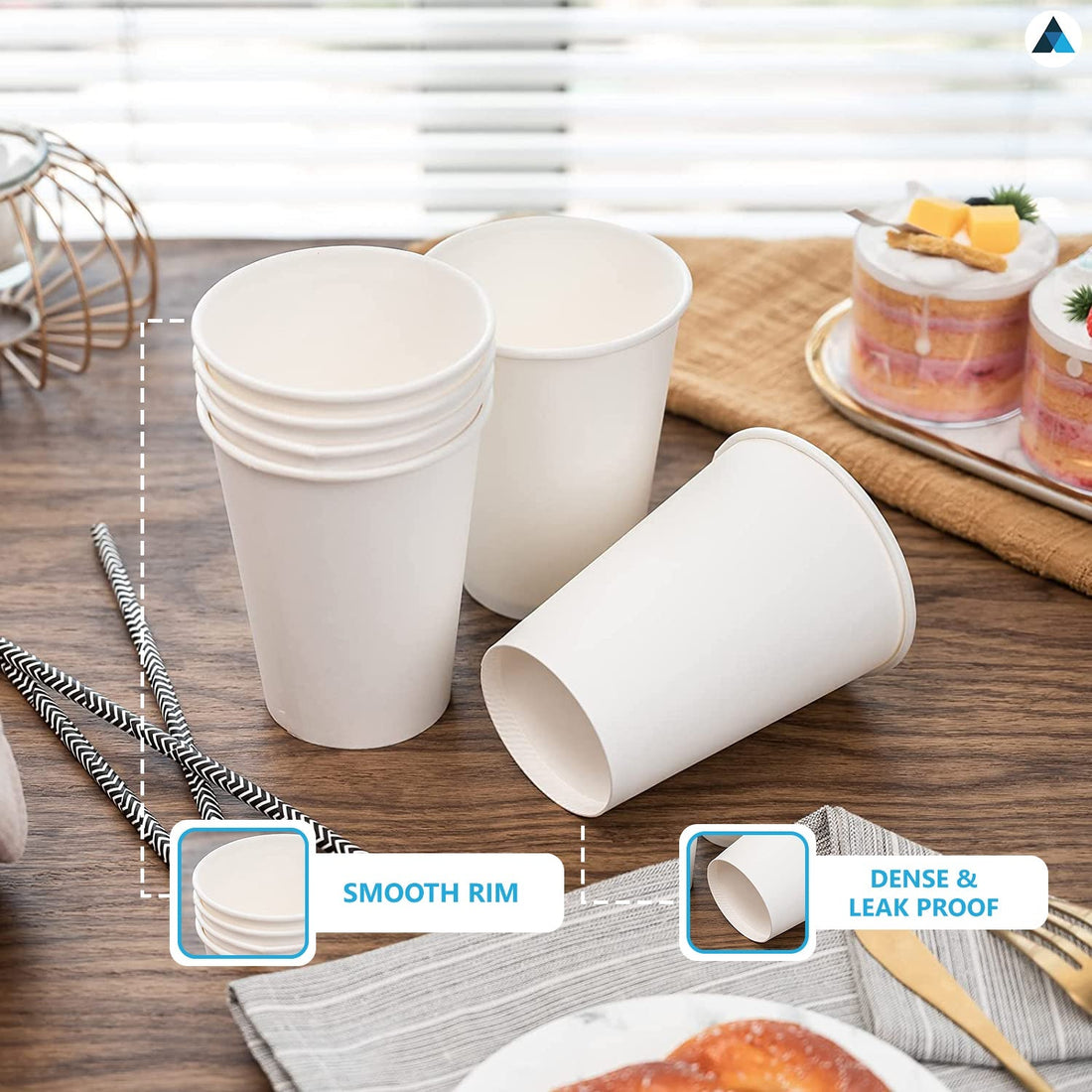  - Single Wall paper cup 4 oz - Life Cleaning & Hygiene Supplies - 205040 - 01