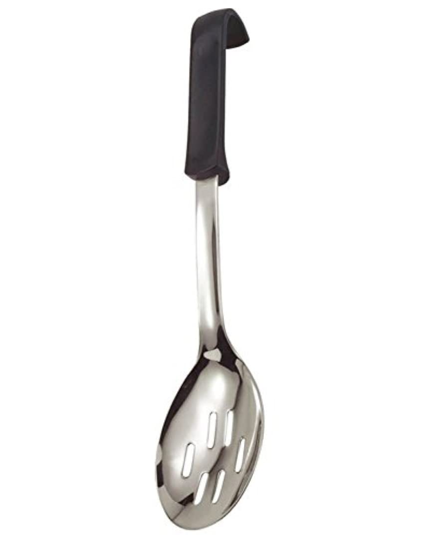 Zodiac - Slotted Spoon Stainless Steel Black Handle - Life Cleaning & Hygiene Supplies - 429PA
