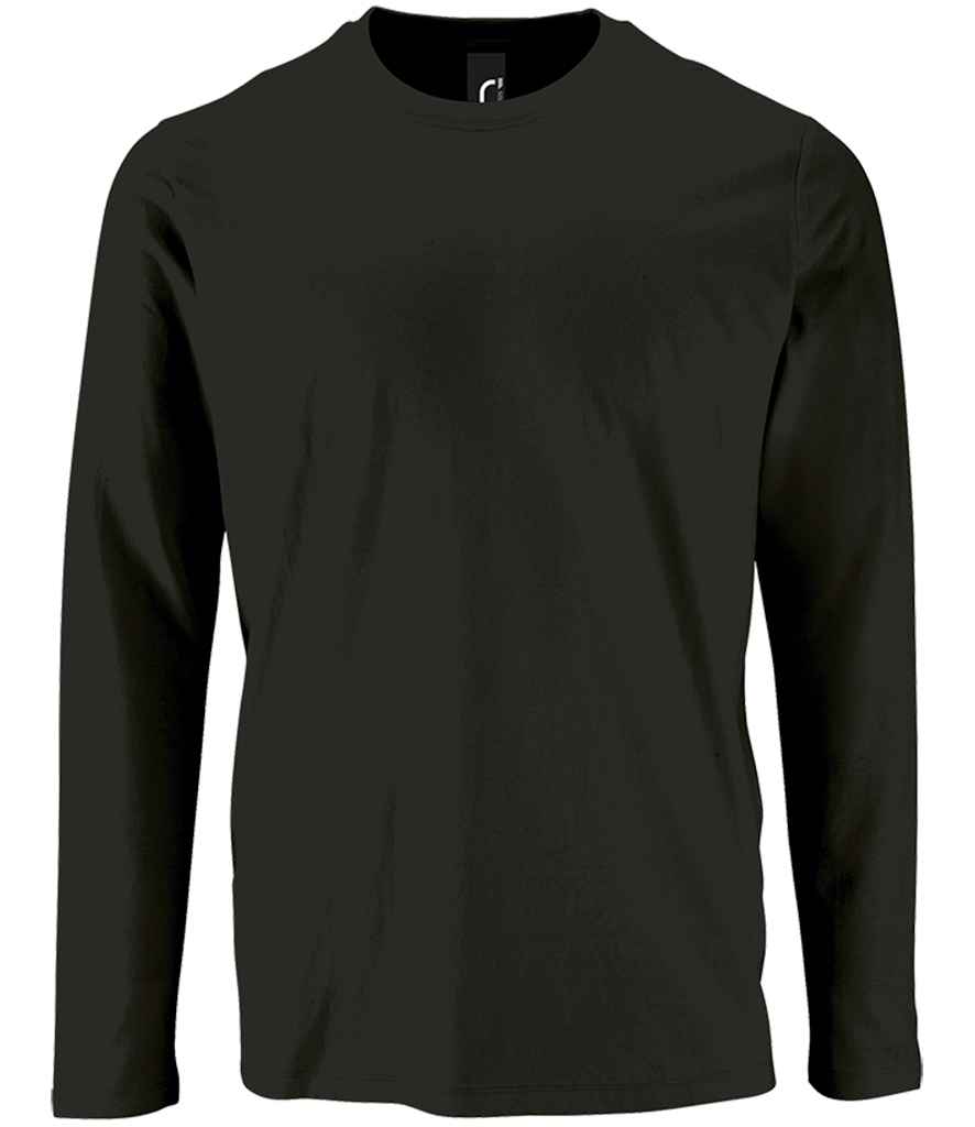SOL'S - SOL'S Imperial Long Sleeve T-Shirt Black - Life Cleaning & Hygiene Supplies - XL - 02074XLDB