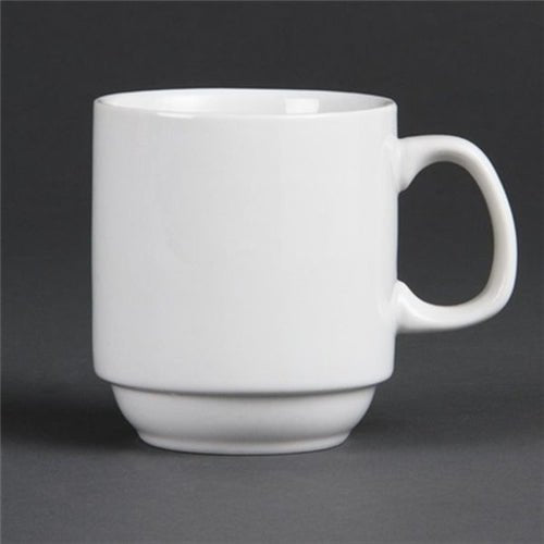 Australian Fine China - Stacking Mugs 25cl/9oz - Life Cleaning & Hygiene Supplies - S7818