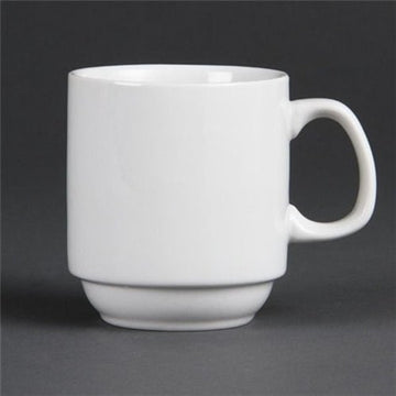 Australian Fine China - Stacking Mugs 25cl/9oz - Life Cleaning & Hygiene Supplies - S7818