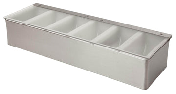 Beaumont - Stainless Steel Condiment Holder 6 Compartment - Life Cleaning & Hygiene Supplies - 3763