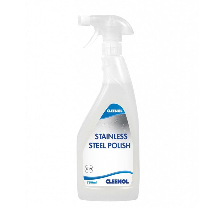 Cleenol - Stainless Steel Polish 750ml K19 - Life Cleaning & Hygiene Supplies - 53688