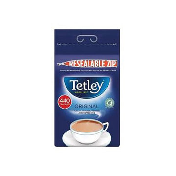 Teley - Tetley One Cup Teabags High Quality Tea 1100 - Life Cleaning & Hygiene Supplies - 5000208024926